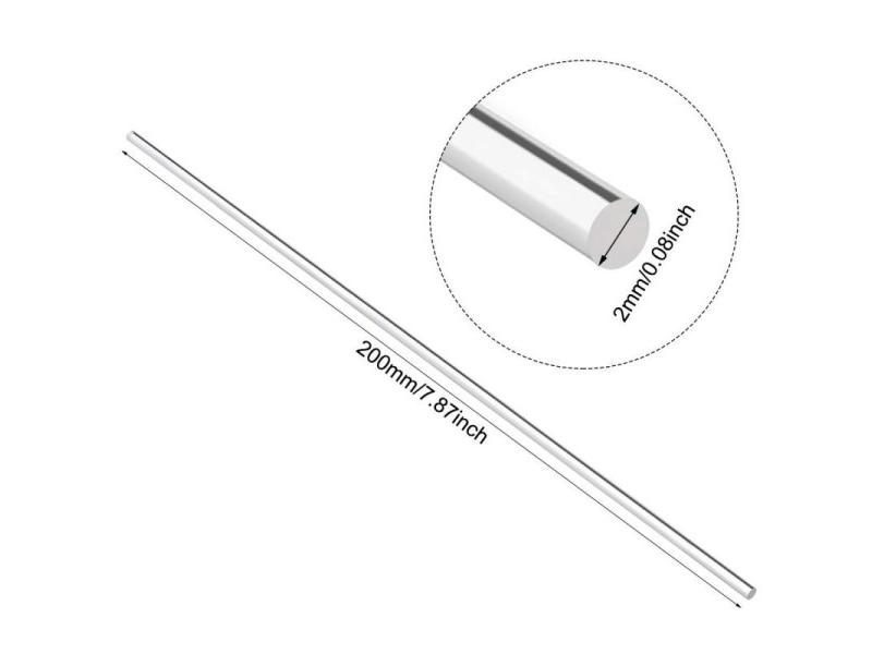 1-10PCS Clear Acrylic Rod DIY Craft Architectural Model Material Acrylic Carousel 1