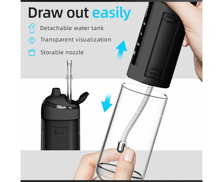 Stretch Oral Irrigator Intelligent Portable Dental Water Jet Flosser Teeth Clean Carousel 6