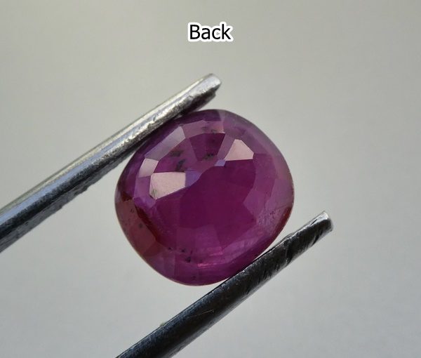 $1RE 5.22CT Buy Now $2750 UNHEATED SPLENDID HUGE CUSHION 100% NATURAL RED RUBY Carousel 3