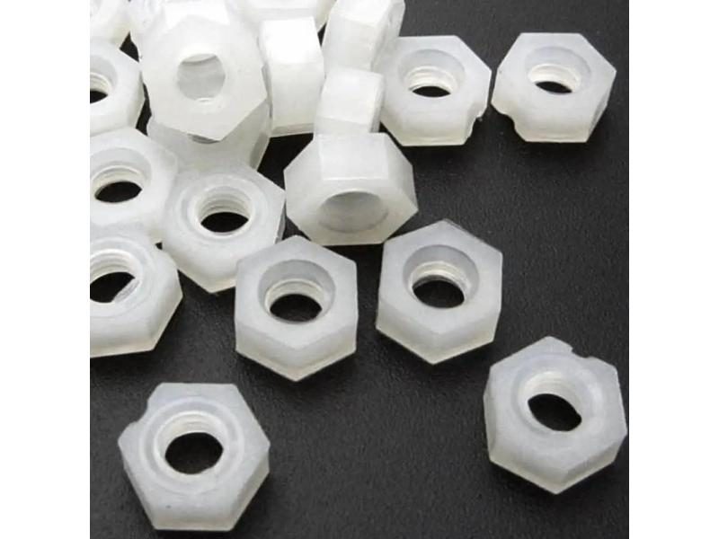 50pcs M2 M2.5 M3 M4 White Nylon Plastic Hex Standoff Hexagon Pillar Male Female Carousel 1