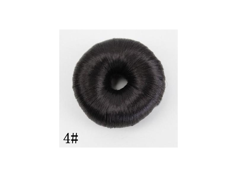 JOY BEAUTY Donut Chignon Hot Women Synthetic Fiber Hair Bun Donuts Ring Blonde Carousel 1