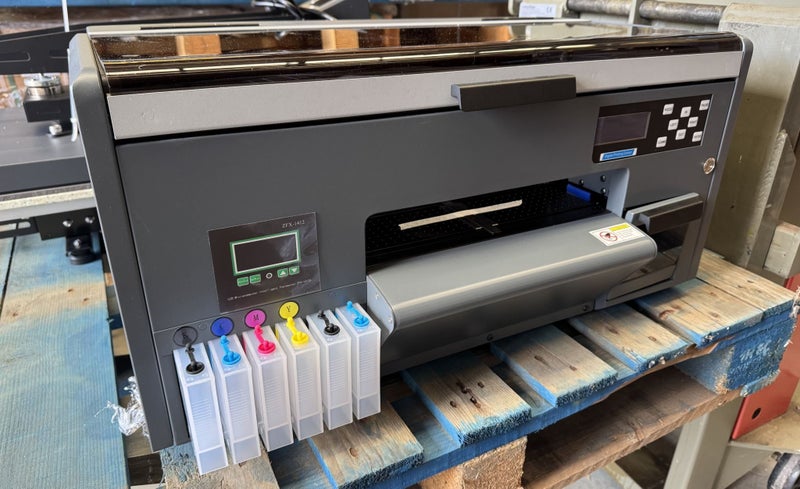 DTF PRINTER, TRANSFER FILM TSHIRT TRANSFER PRINTER + SHAKER DRYER Carousel 1