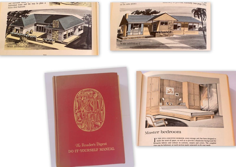 1965 Readers Digest Do it Yourself Manual - Build 3 Mid Century House Carousel 1