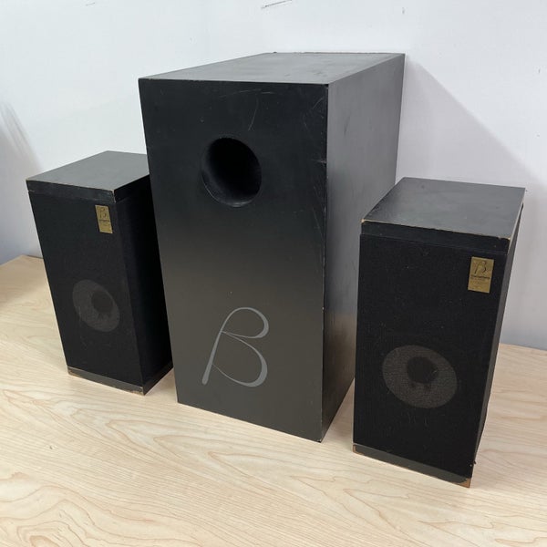 Legendary Boland MM100 Bookshelf Speakers With Passive Sub. Lovely Lovely Sound!63615883506434118