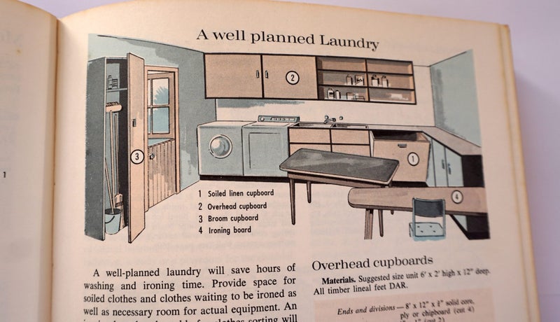 1965 Readers Digest Do it Yourself Manual - Build 3 Mid Century House Carousel 20