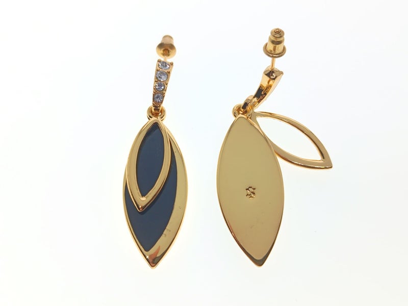 Gold Plated Crystal Dangle Earrings | 41mm | Gift Boxed63617623142787113