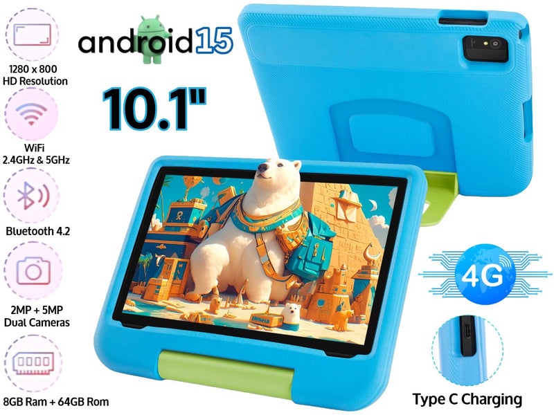 10.1" Kids Tablet Android 64GB Carousel 2