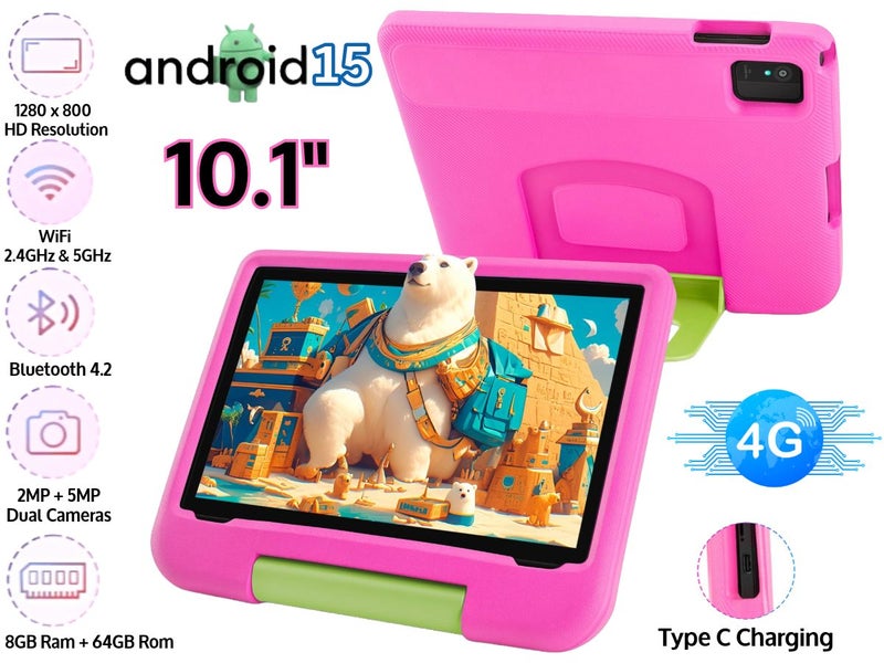 10.1" Kids Tablet Android 64GB Carousel 1