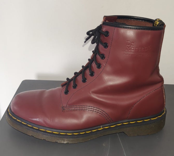 Dr Martens 1450 cherry smooth ankle boots.63615885468417114