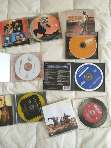 Country Music CDs x7: Willie Nelson, Waylon, O Brother Carousel 6