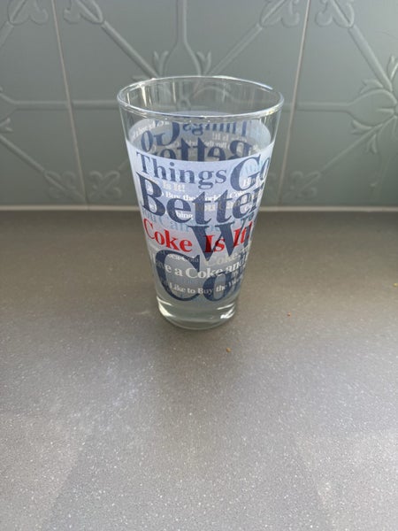 Coca Cola Glass - Coke is it Carousel 1