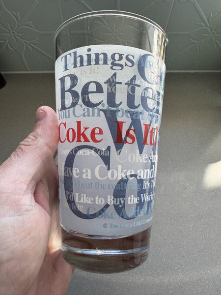 Coca Cola Glass - Coke is it Carousel 2