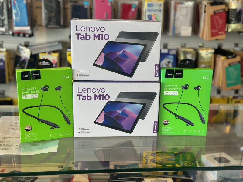 Lenovo M10 HD 3RDGen BRAD NEW 10.1"Tablet (4GB+64GB) +Free Wireless earphone Carousel 1