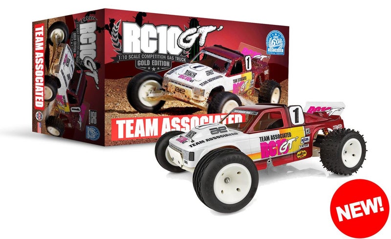 Team Associated RC10GT Classic Team 1/10 2WD Off-Road Nitro Truck Kit (Gold E... Carousel 1