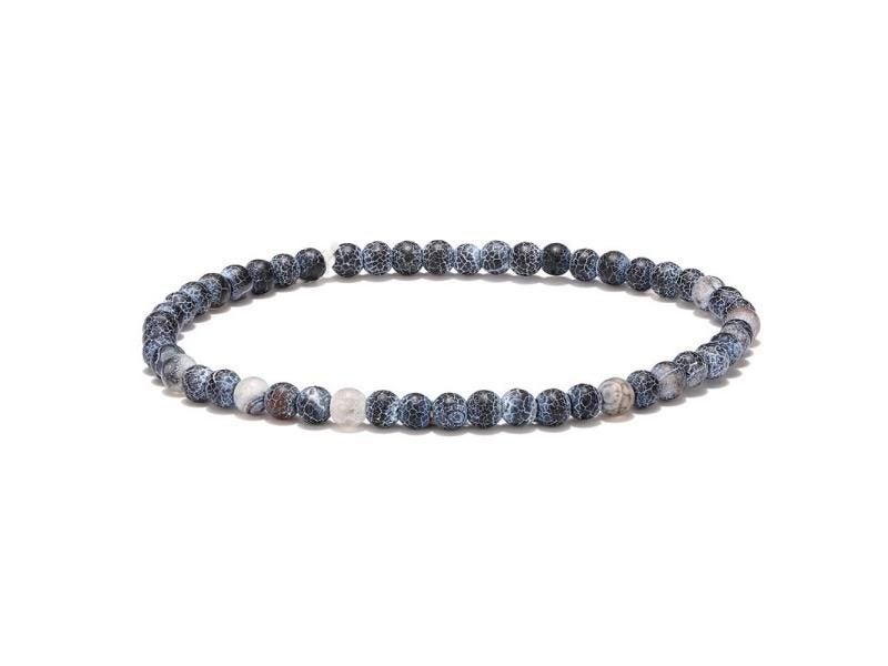 Tibetan Buddha Rope Chain Blue Natural Stone Beaded Bracelet For Men 3Pcs/Set Carousel 1