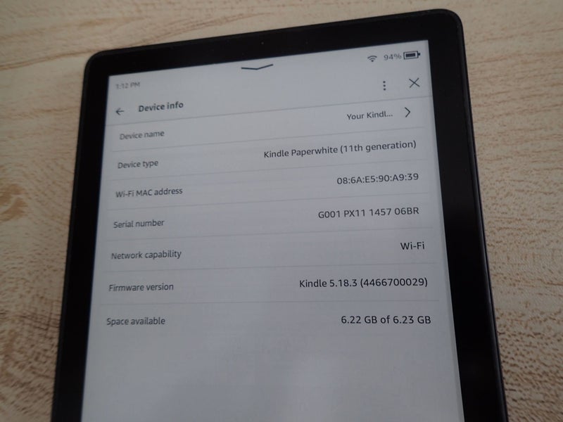 KINDLE paperwhite 11 11th gen 8gb 140:69 Carousel 2