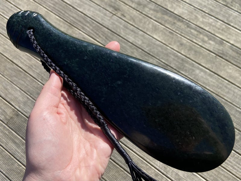 $1 Res!! Pounamu Mere *Serpentine* 11 inches Carousel 2