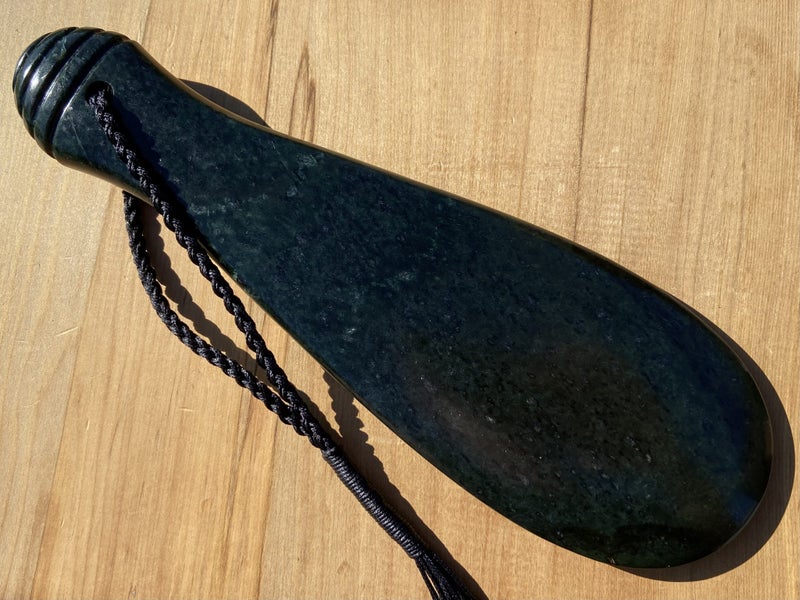 $1 Res!! Pounamu Mere *Serpentine* 11 inches Carousel 1