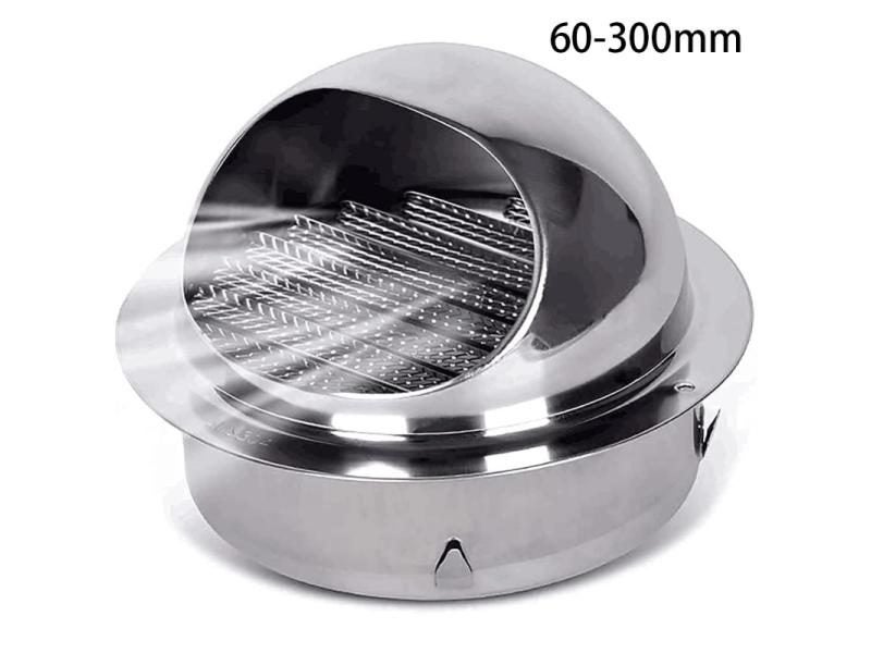 304 Stainless Steel Wall Ceiling Air Vent Ducting Ventilation Exhaust Grille Carousel 1