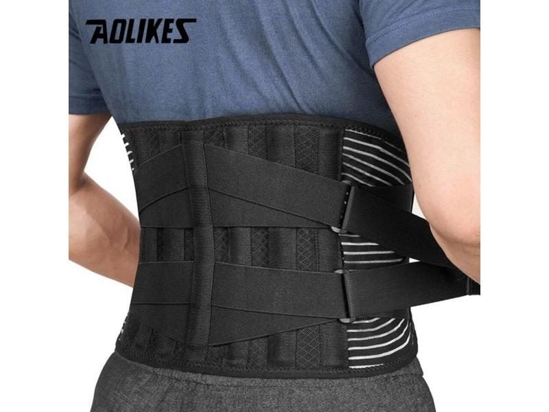 Lower Back Brace With 6 Stays Anti-skid Lumbar Support Belt For Gym Pain Relief Carousel 1