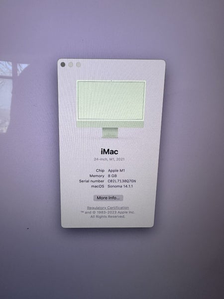 Silver iMac 2021 24inch Carousel 6