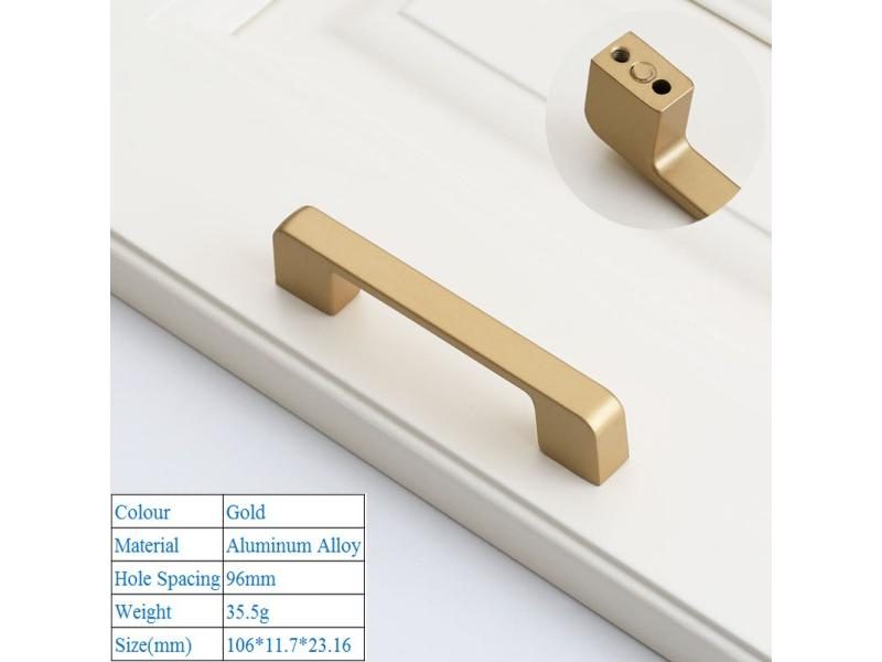 Golden Simple Fashion Aluminum Alloy Furniture Cabinet Handles Carousel 1