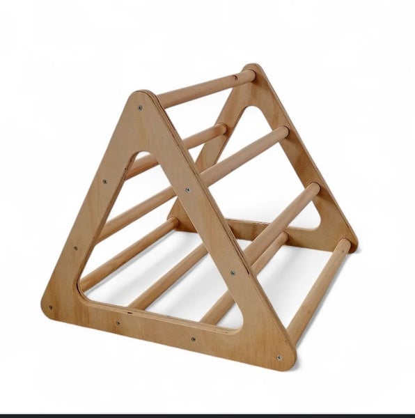 Pikler Mini Triangle - Compact Wooden Climbing Frame - NZ Made Carousel 1