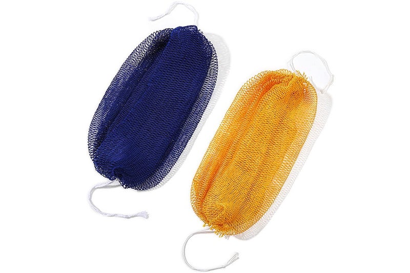 2PCS African Net Sponge Body Scrubber for Exfoliating and Bathing Carousel 2
