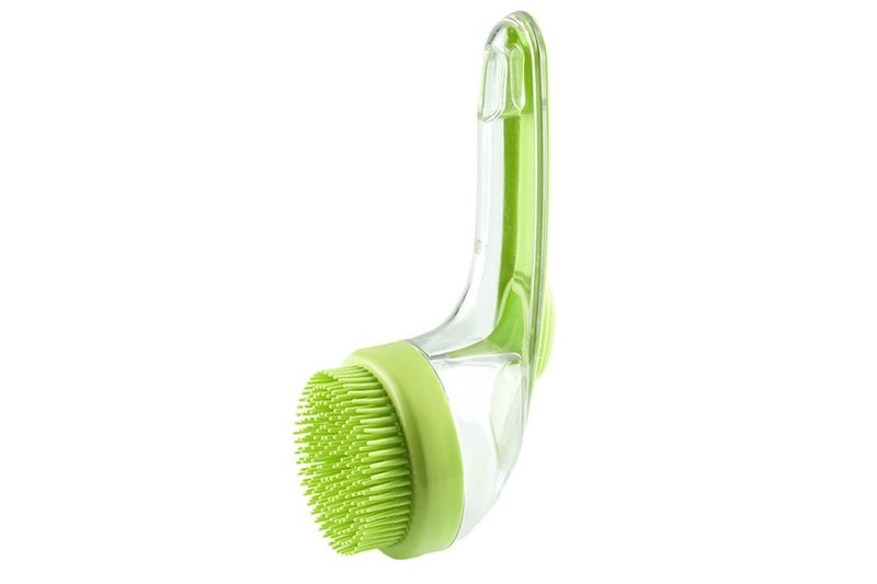 2 In1 Dog Bath Brush With Shampoo Dispenser Dog Shampoo Brush Bubble Maker-Green Carousel 2