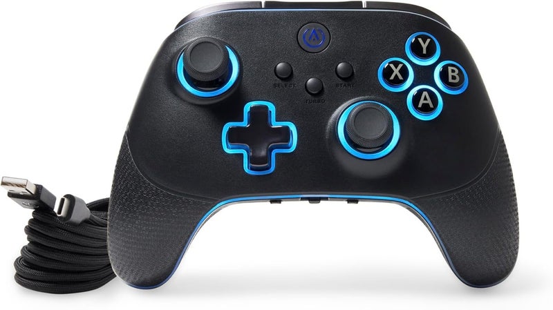 Controller PowerA Wireless For PC Cloud Mappable Buttons Adjustable Thumbsticks Carousel 6