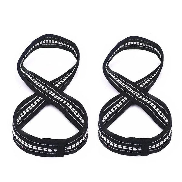 Figure 8 Weight Lifting Straps DeadLift Wrist Strap for Pull-ups Horizont CHK29M Carousel 1