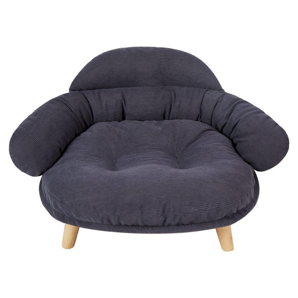 Pawz Elevated Pet Dog Cat Bed Sofa Couch Kitten Lounge Raised Sofa Bed 58cm Carousel 1