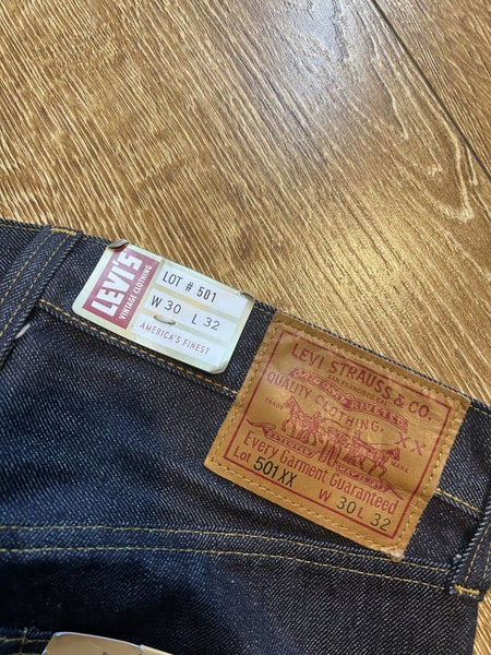 1947 Japanese Selvedge Denim Remake LEvis Limited time jeans 30x3263615895849474114