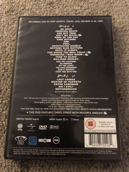 Metallica - Cunning Stunts DVD Carousel 2