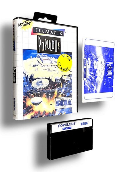 POPULOUS (Sega Master System) *TIDY & COMPLETE* Carousel 1