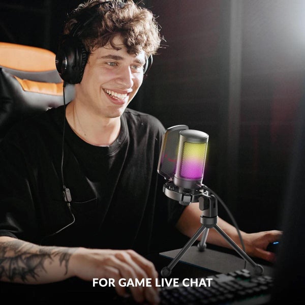 USB Recording Microphone – Plug & Play – Gaming / Streaming / Calls Carousel 2