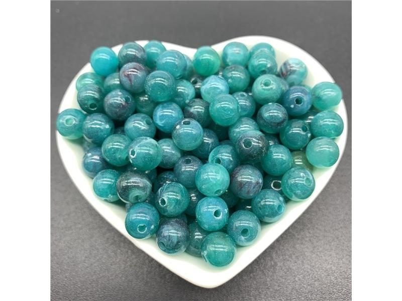 6mm 8mm 10mm Acrylic Spacer Beads Round Loose Cat's Eye Beads For Jewelry DIY Carousel 1