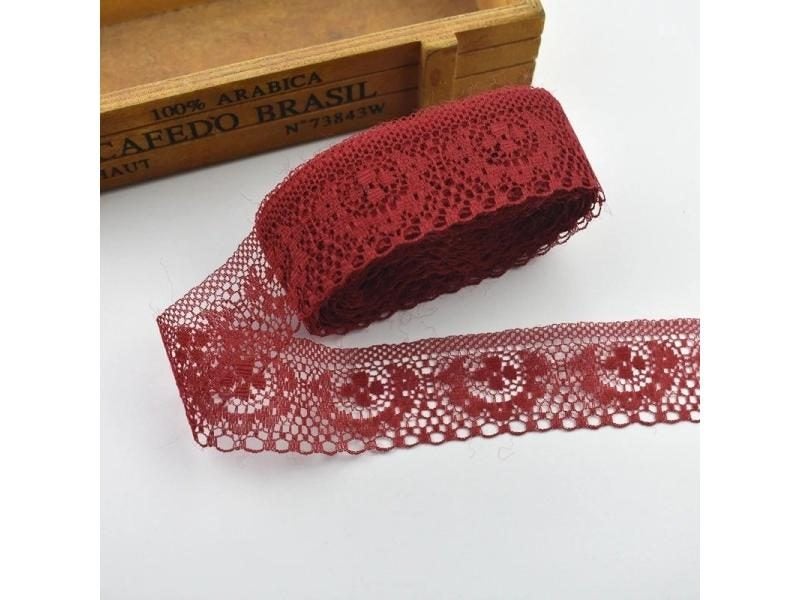 10Yards Lace Ribbon 40MM Wide White Embroidered Net Tulle Lace Trim Fabric For Carousel 1