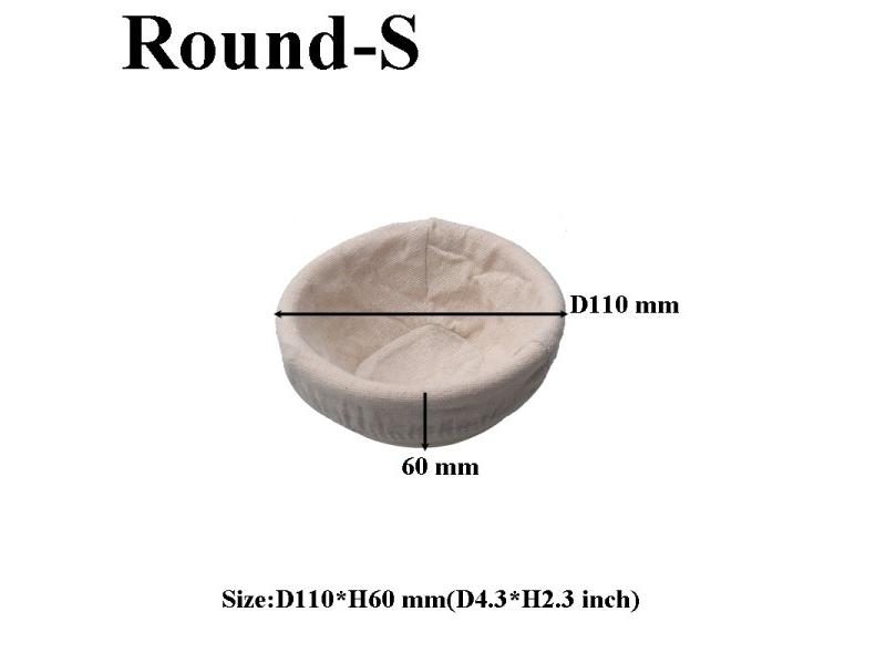 SHENHONG Various Shapes Fermentation Rattan Basket Country Bread Baguette Dough Carousel 1