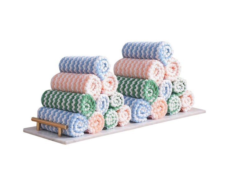 20PCS Microfibre Cleaning Cloth Microfiber Dish Car Glass Kitchen Towel Washi Carousel 1