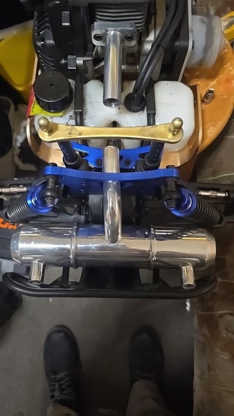Tuned Exhaust Pipe fit for 1/5 HIP Rovan KM BAJA 5B 5T 5SC SS Monster Truck Bugg Carousel 8