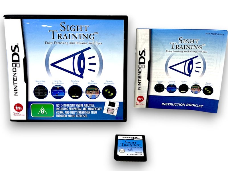 Sight Training (Nintendo DS) *MINT COMPLETE* Carousel 1
