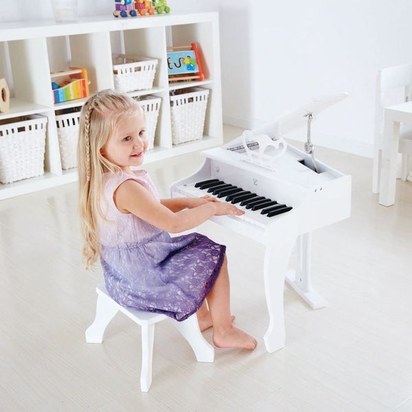Hape - Deluxe Grand Piano White Carousel 1