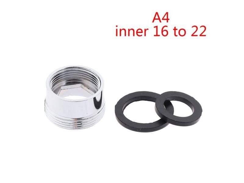 Kitchen Faucet Adapter Set 16/18/20/22/24mm To 22mm With Washer Metal Male Carousel 1