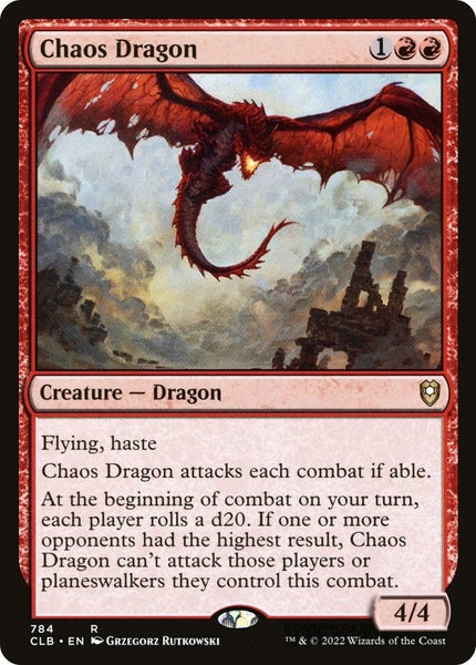 Chaos Dragon (CLB-784) - Commander Legends: Battle for Baldur's Gate - Magic ... Carousel 1