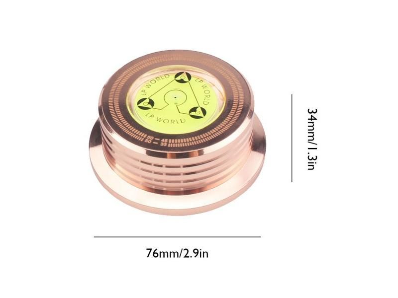 50Hz LP Disc Stabilizer Metal Vinyl Turntable Weight Clamp For Record Carousel 1