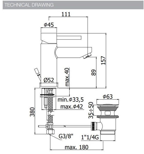 BATHROOM BASIN MIXER TAP Carousel 2