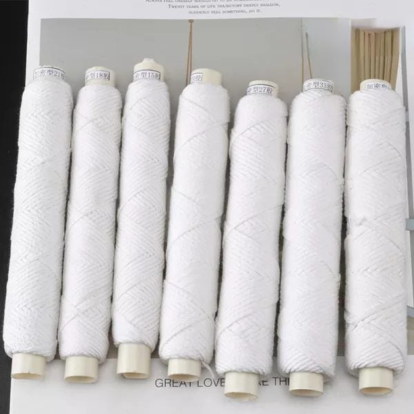 30 Meters Candle Thread/wax Core/cotton Thread Candle Wicks /DIY Handmade Carousel 1