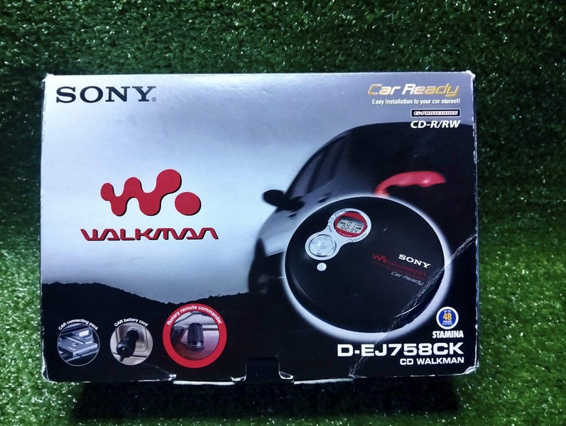 Sony D-EJ758CK CD Walkman, a portable CD player, with box & accessories, 2001 Carousel 2