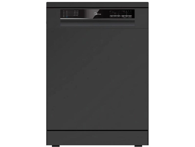 14 Place Dishwasher - Smart Home WIFI - 8 Programs - Black Steel MIDEA Carousel 1